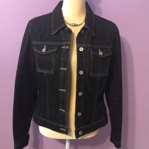 GUESS Dark Wash Denim Jean Jacket!